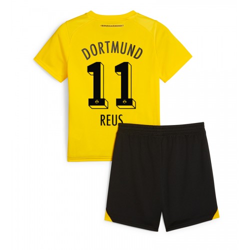 Dětský Fotbalový dres Borussia Dortmund Marco Reus #11 2023-24 Domácí Krátký Rukáv (+ trenýrky)